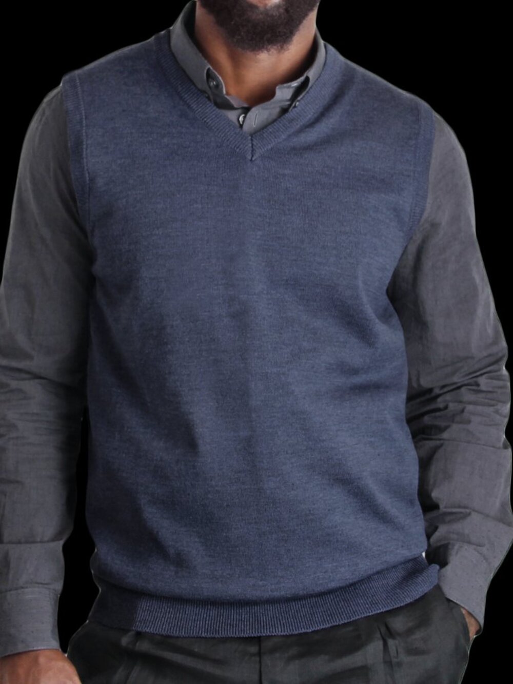 Big and Tall Heather Sweater Vest